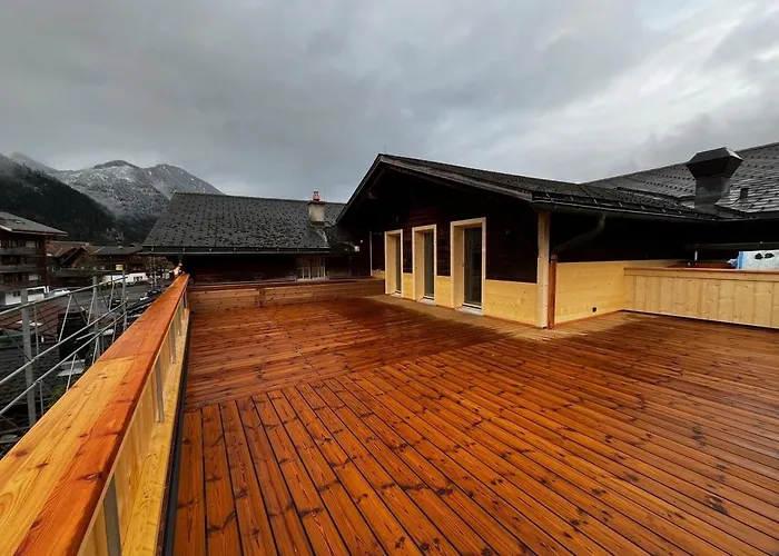 Region De Gstaad - Ultra Modern Apartment- Huge Roof Terrace - Great Views